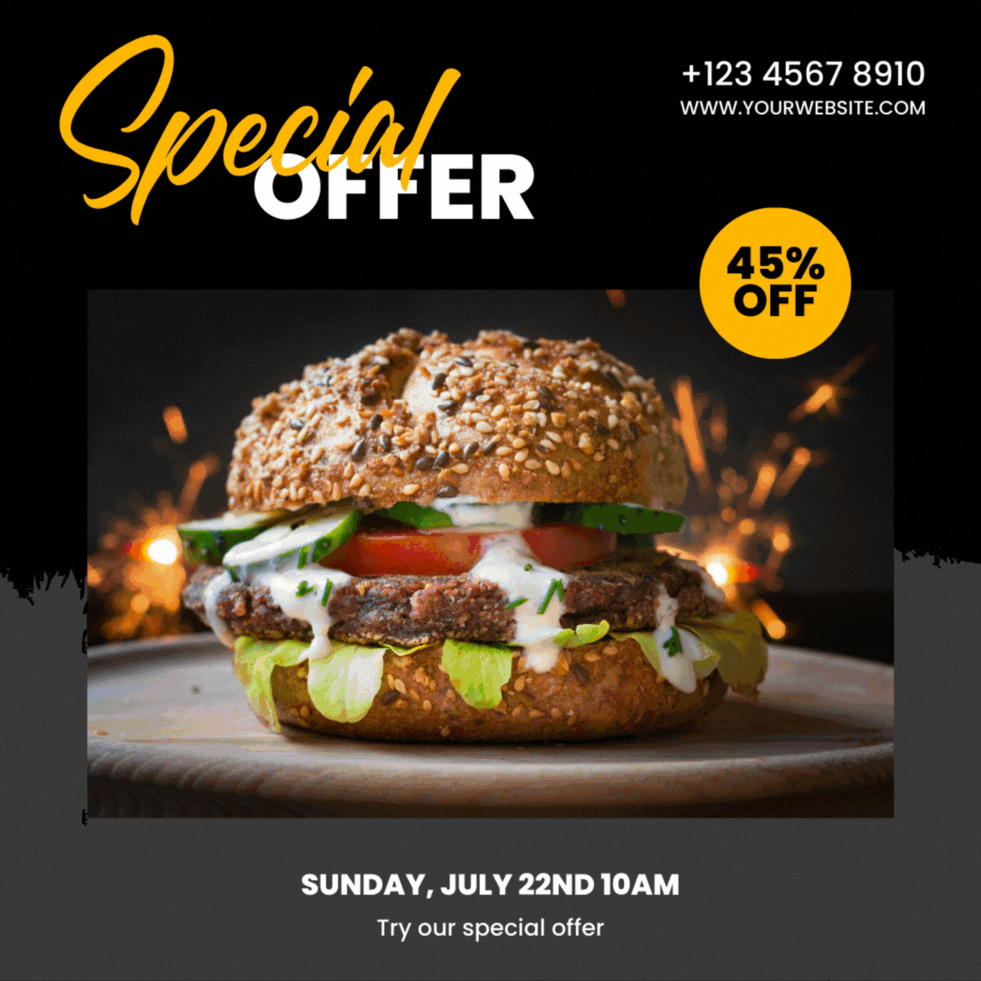 750 Restaurant Post Templates
