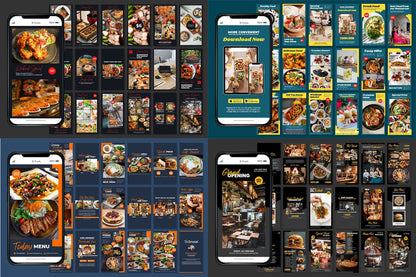 750 Restaurant Post Templates